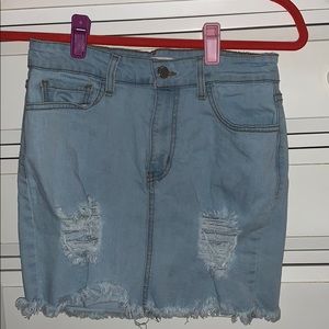 Denim skirt